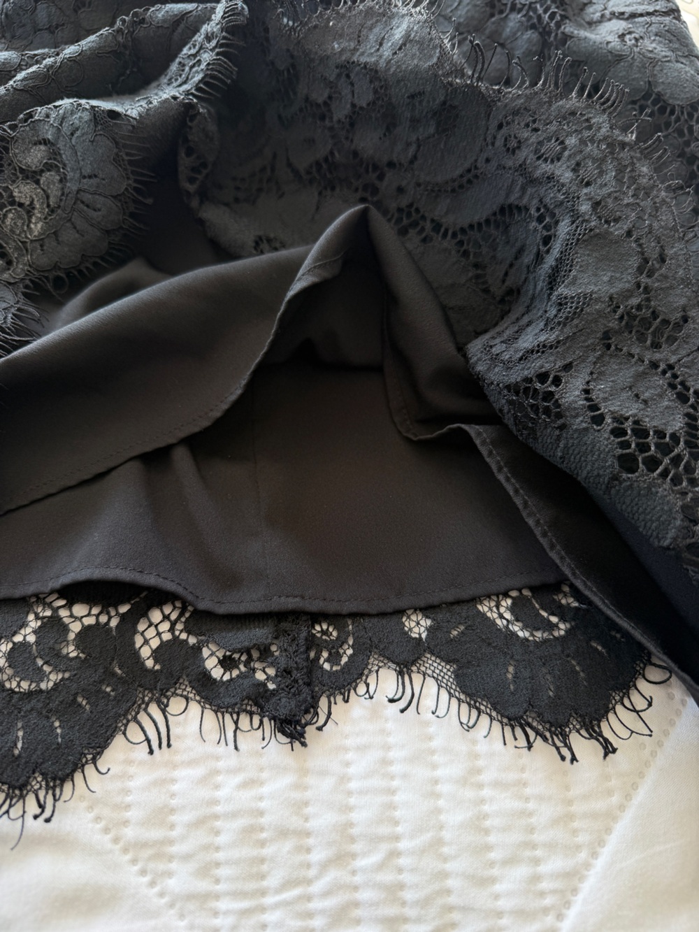 Ann Taylor Black Lace Sleeveless Blouse - Picture 8 of 14